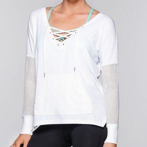 Lorna Jane Tough Girl Oversized Top XS NWT